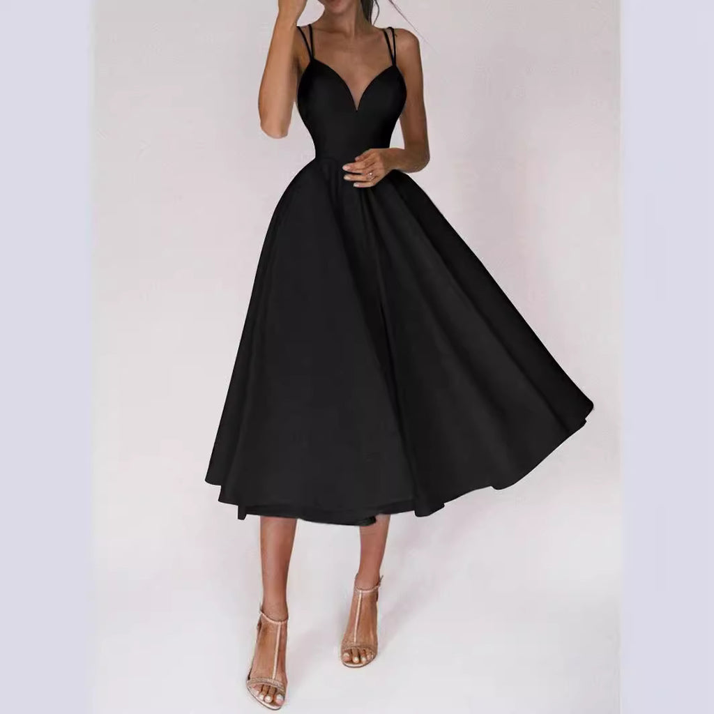 Women's Sling Fashion Sexy Large Swing Dress