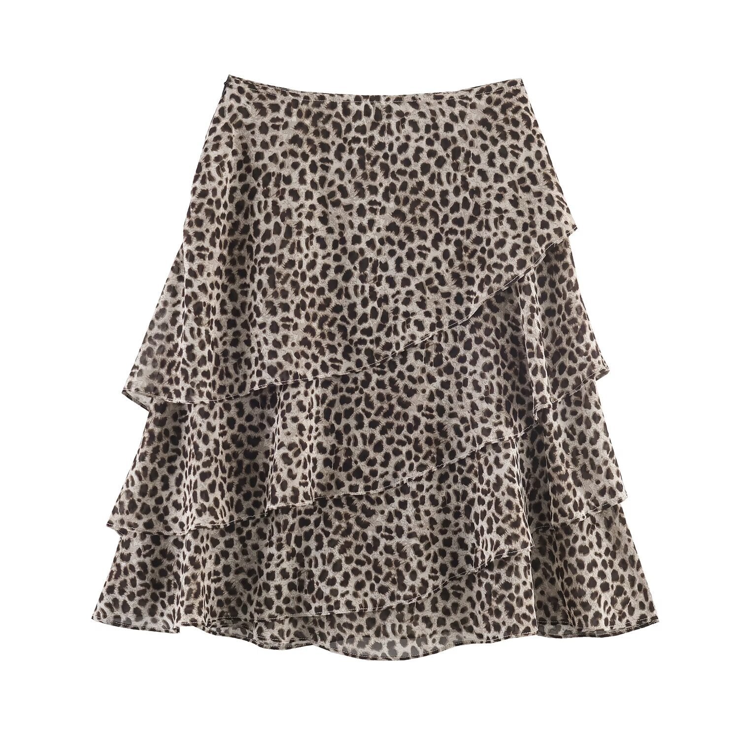 Spring Fashion Draping Irregular Cake Dress A- Skirt