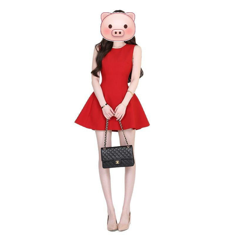 Women's Shu Birthday Sleeveless Summer Thin Material Dress