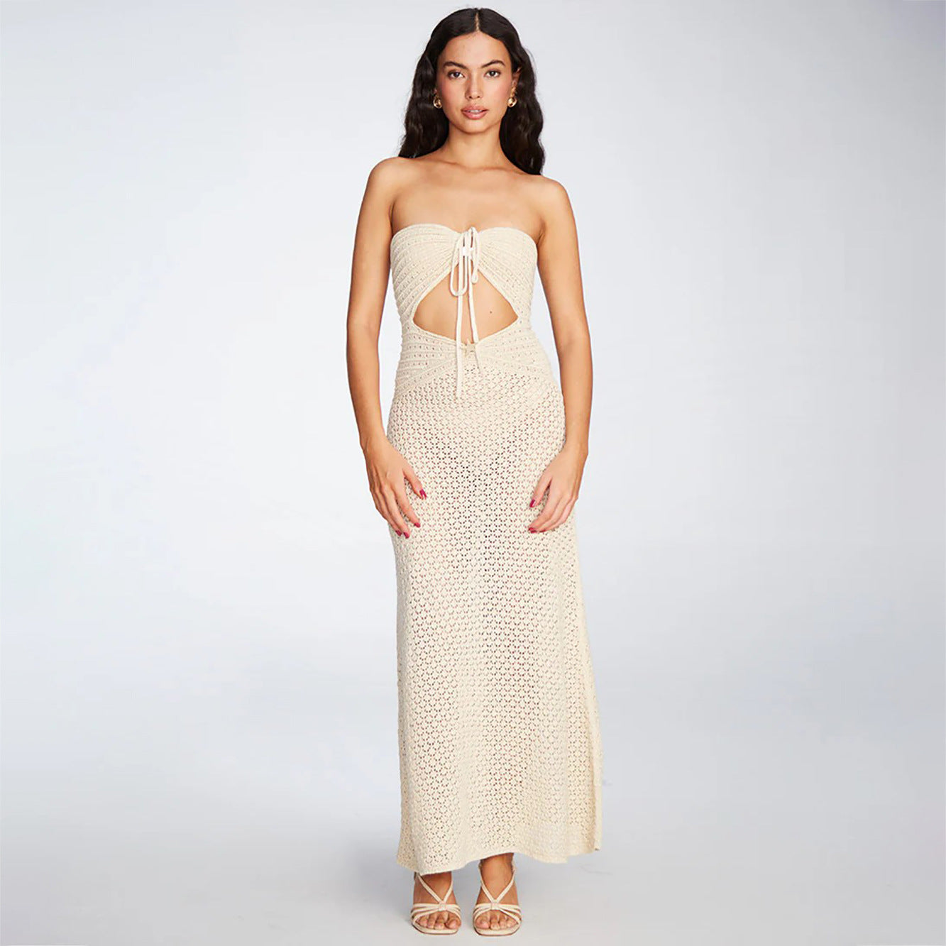 Women's Bikini Summer Fashion Long Backless Vacation Style Dress