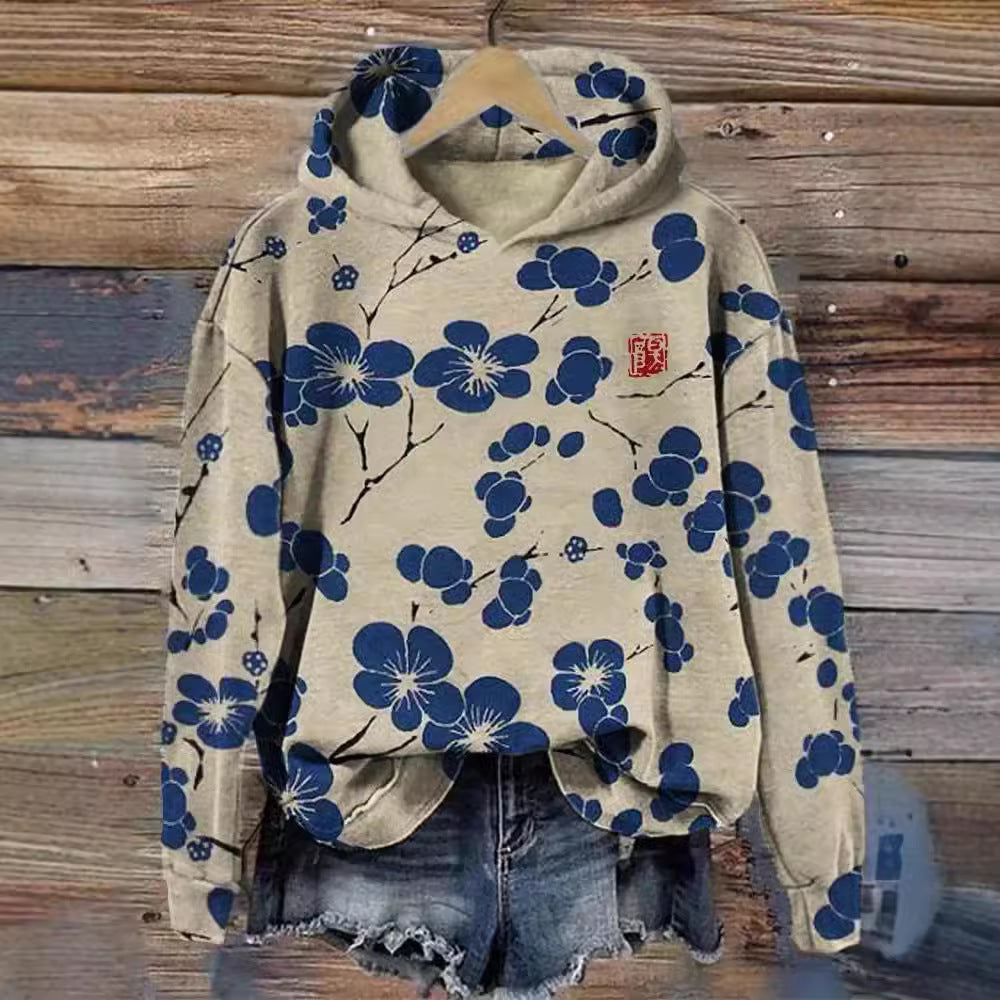 Fashion Digital Printing Hoodie With No Blouse