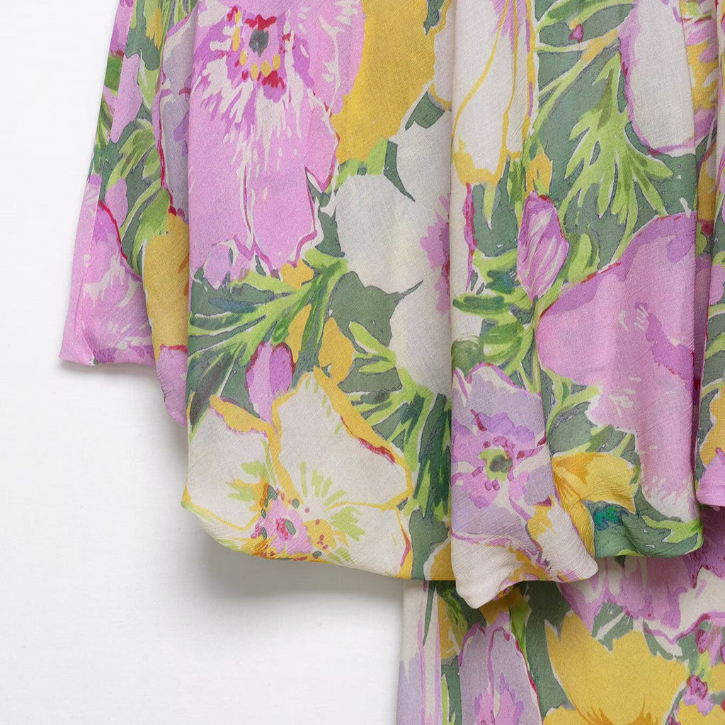 Z Summer Fashion Temperament Irregular Flower Dress