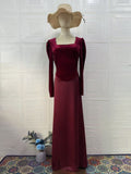 Autumn Vintage Court Style Long Sleeve Dress