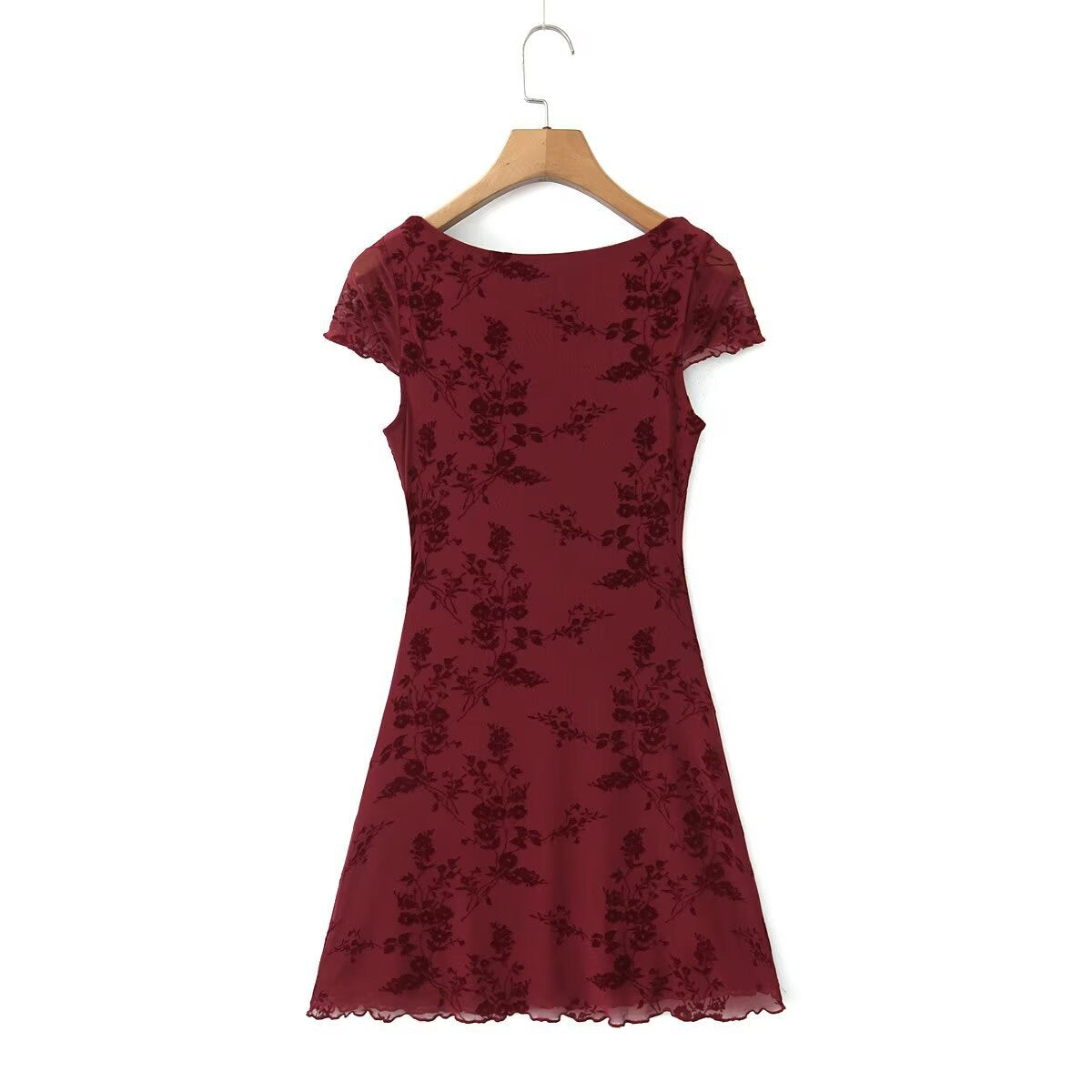 Women's Sexy Collar Winter Waist Slim Fit Tied Dress