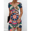 Innovative Women's Summer Casual Printed Sleeves Shorts