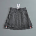 Women's Summer Fashion Hot Preppy Style Front Back Long High Waist Skirt