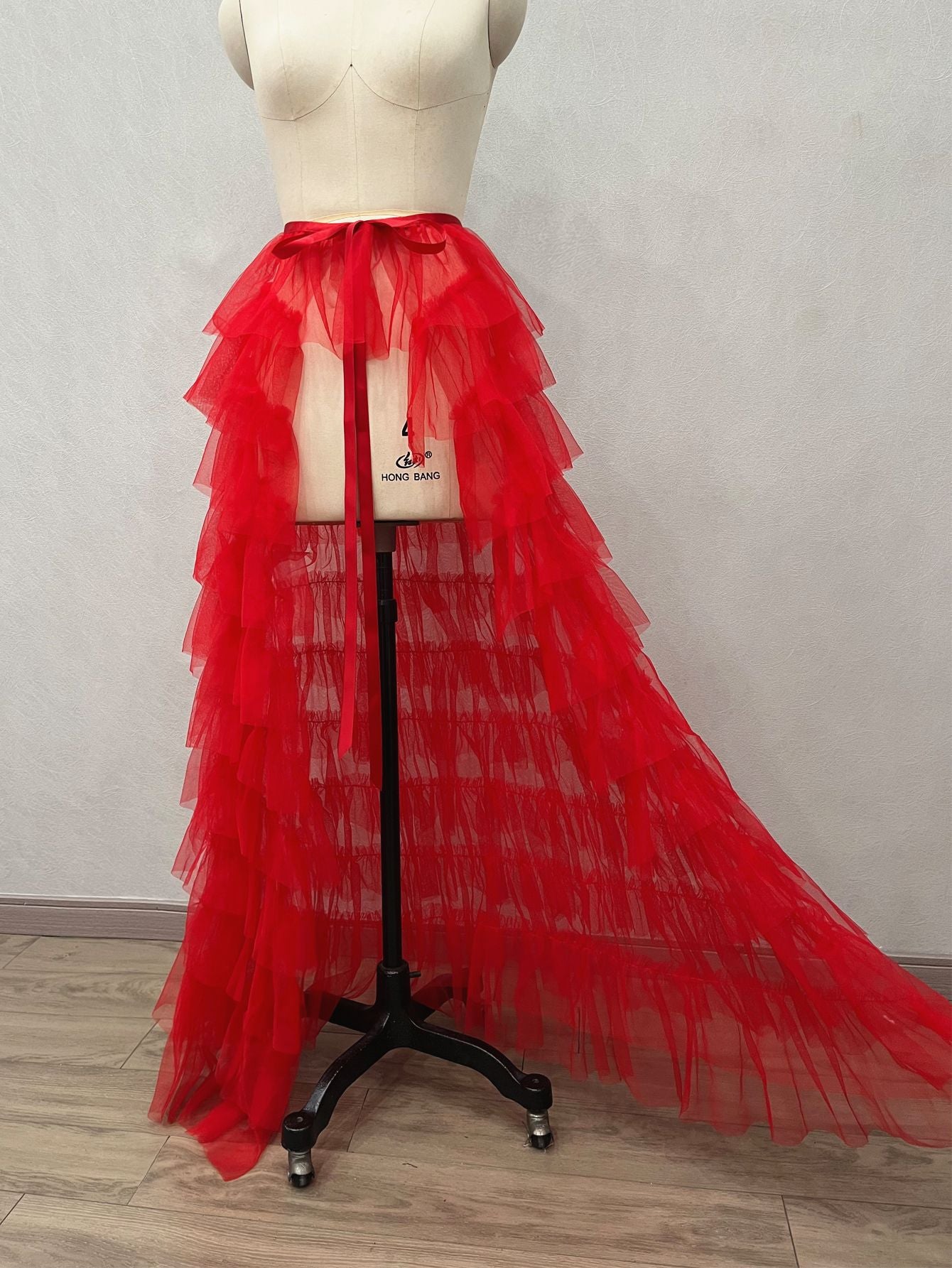 Pettiskirt Gauze Bridesmaid Dress Light Large Swing Mop Skirt