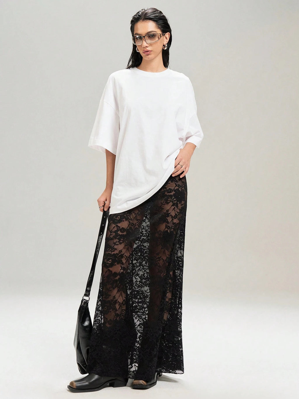 Women's Color Sheath Street Fashion High Waist Skirt