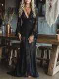 Women's Fashionable Elegant Lace Stitching Square Collar Clothing