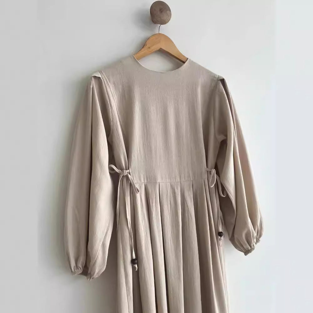 Women's Muslim Style Solid Color Fashion Long Dress