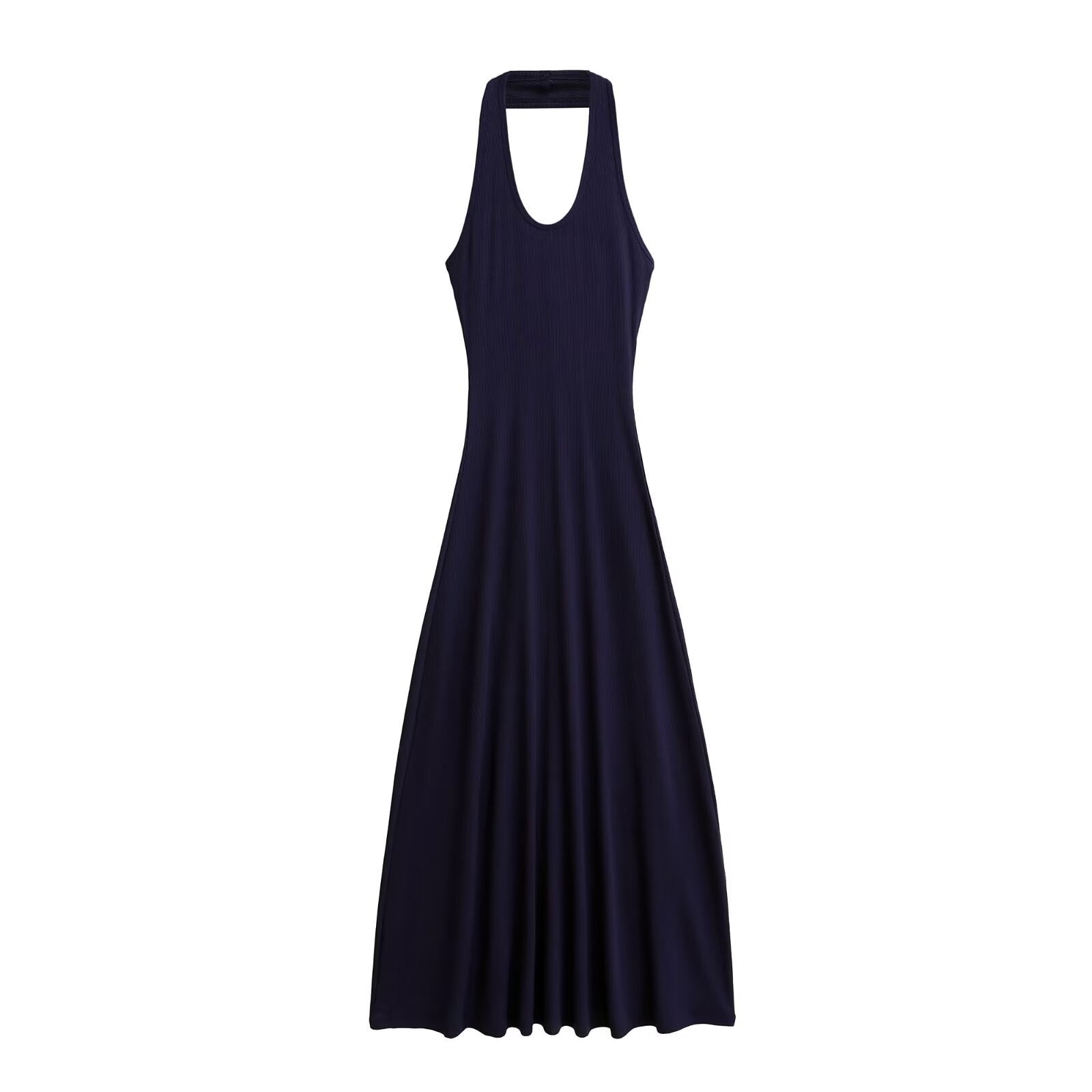 Summer Halter Slim Fit Collar Fashion Hip Fishtail Dress