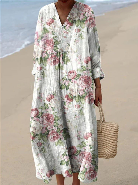 Autumn Long Sleeve Creative Casual Loose Dress
