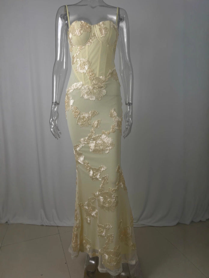 Women's Summer Sexy Slim Hip Backless Elegant Dress