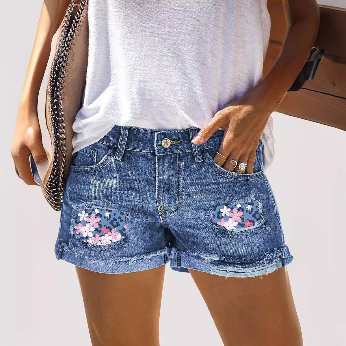 Women's Summer British Style Street Hipster Women's Jeans
