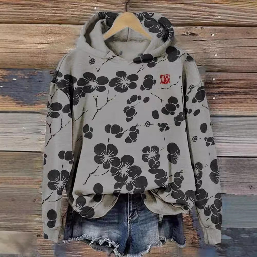 Fashion Digital Printing Hoodie With No Blouse