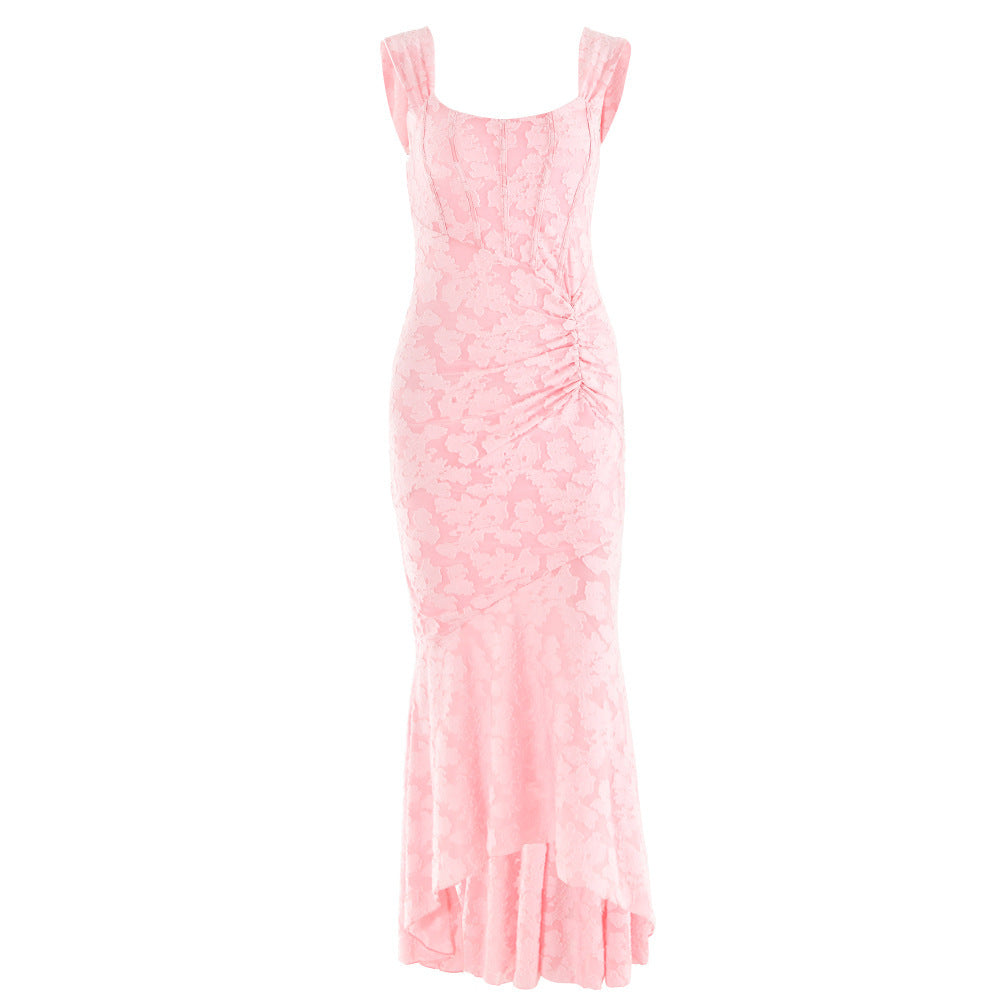 Women's Tube Fashion Sexy Hot Elegant Backless Fishtail Dress