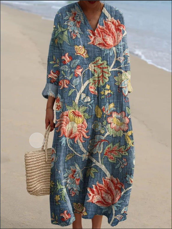 Autumn Long Sleeve Creative Casual Loose Dress