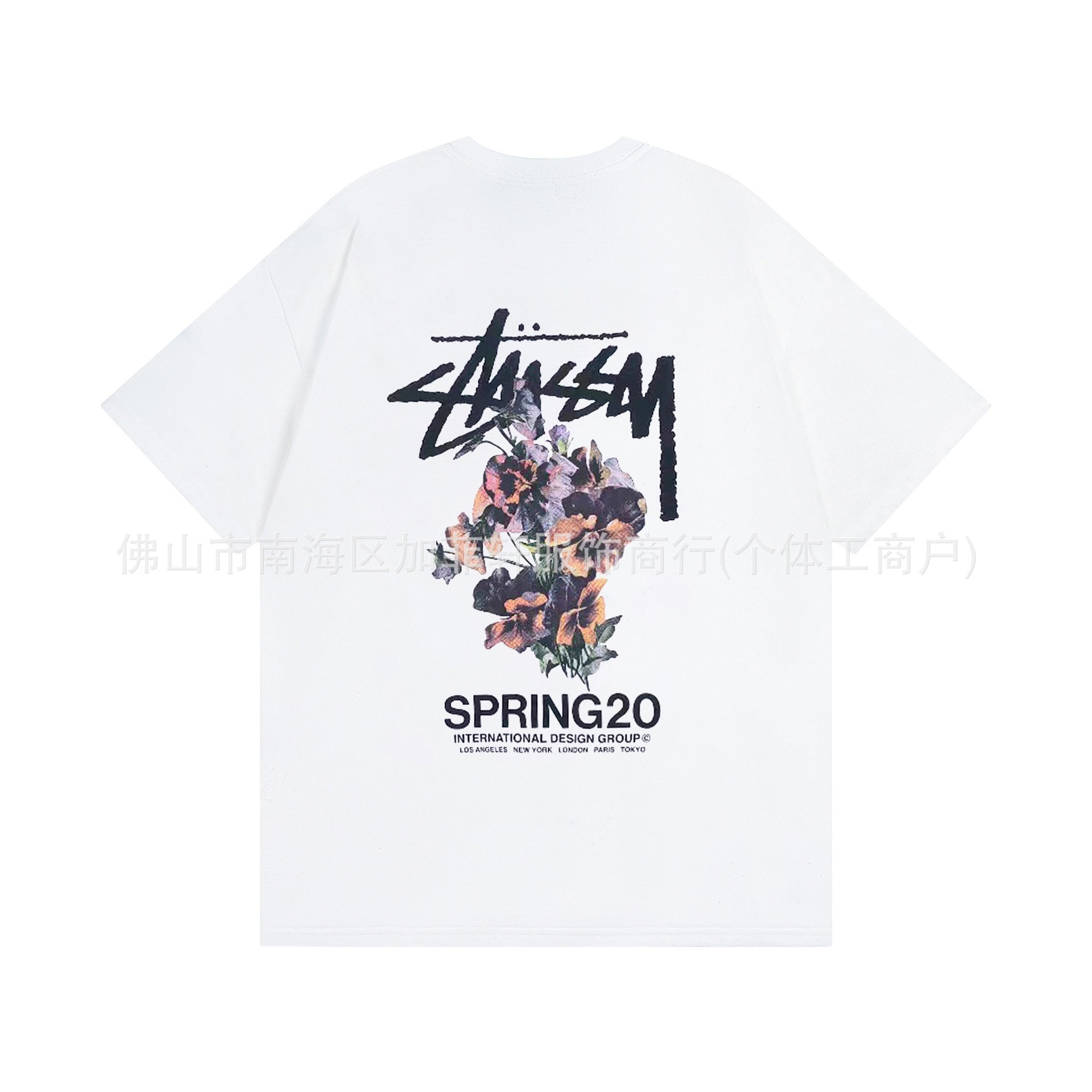 Women's & Men's Fashion Classic World Parade Printed Letters Women's T-shirt