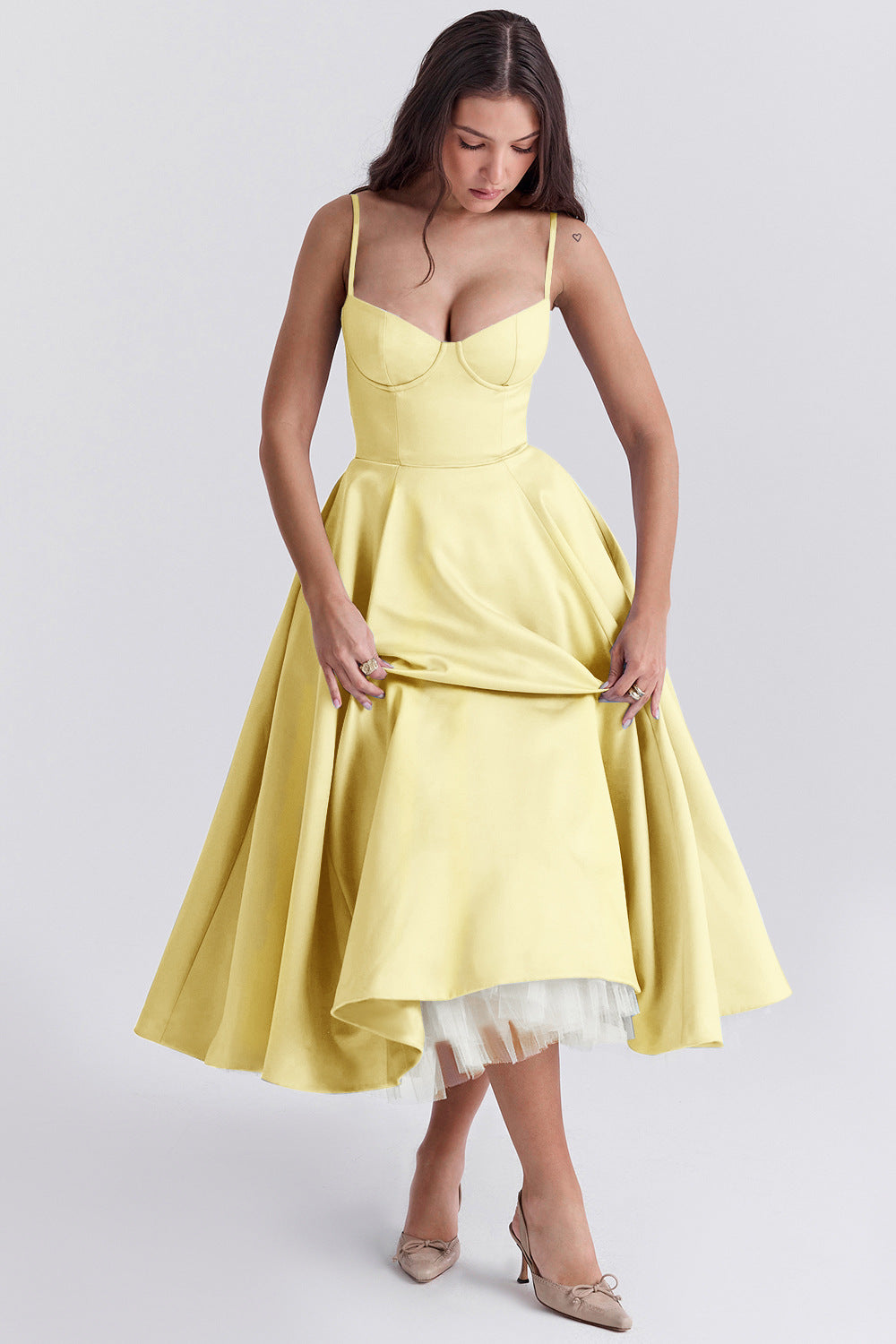 Super Nice Princess French Mesh Large Dress