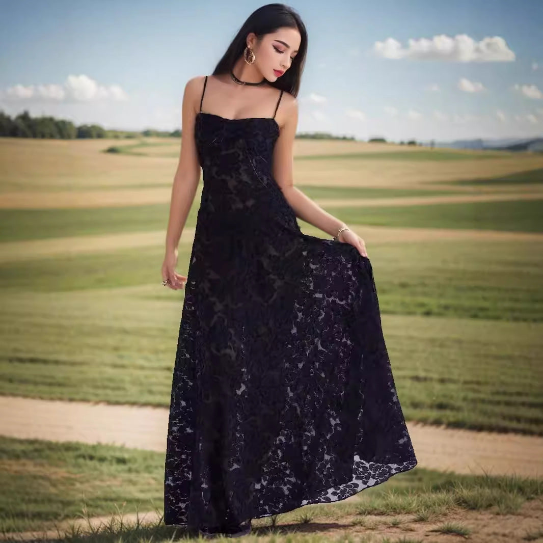 Summer Fashion Sexy Seaside Holiday Suspender Dress