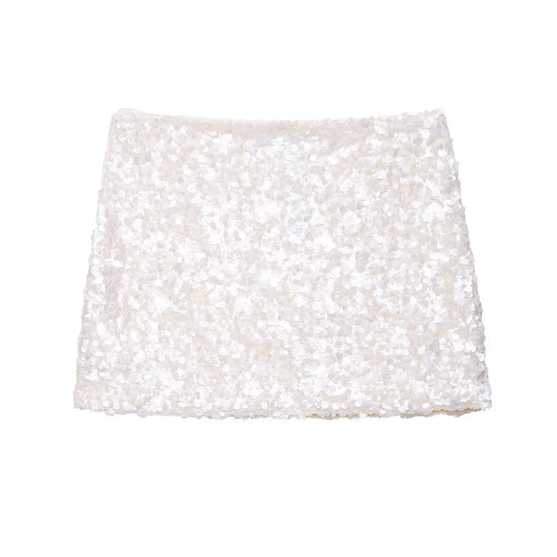 Women's Design Sequined A- Line Style Shorts