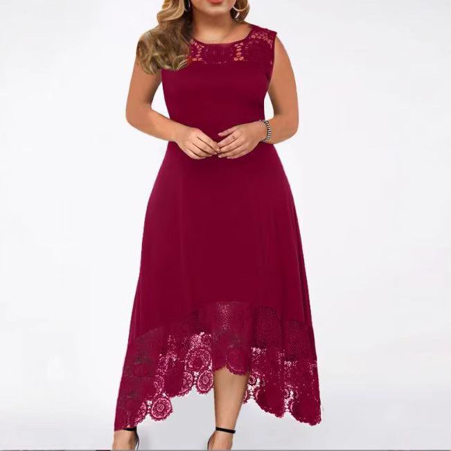 Pretty Attractive Women's Round Neck Printed Plus Size