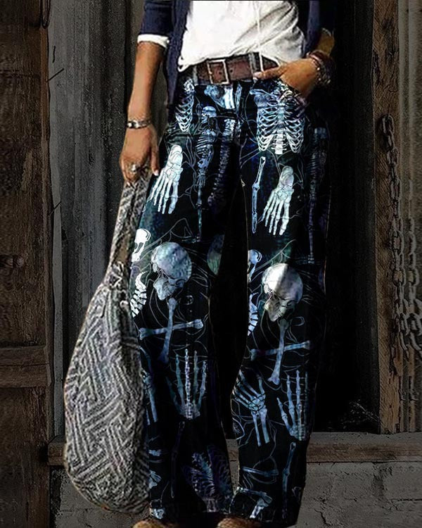 Women's Casual Imitation Wide Leg Trousers Women's Jeans