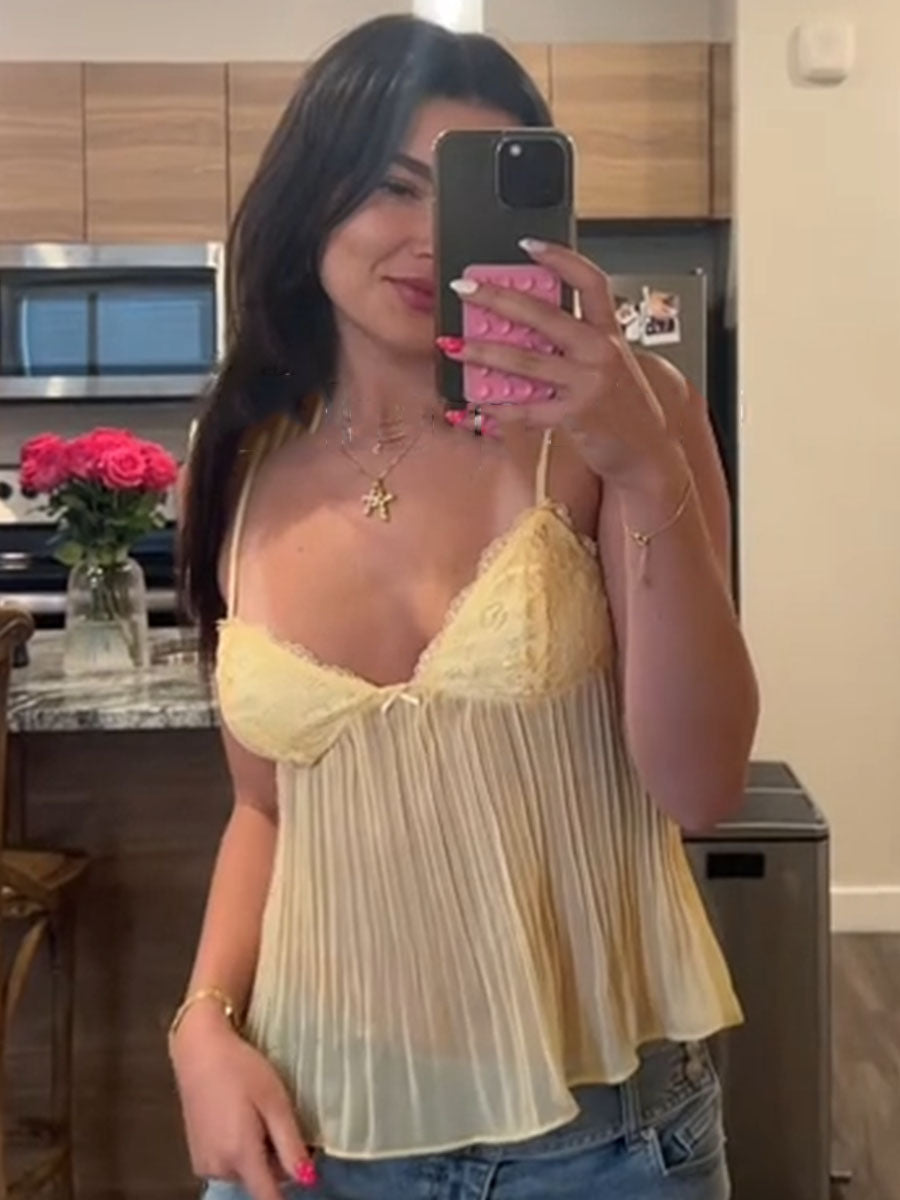 Summer Sexy Lace Backless Seduction Braces Blouse
