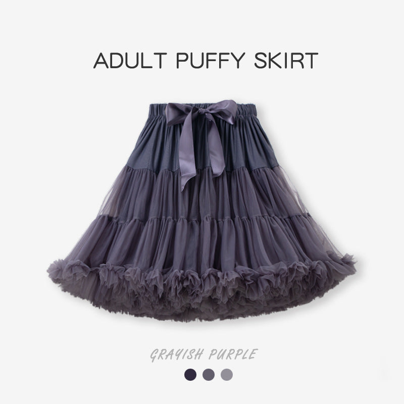 Mesh Adult Tulle Pettiskirt Spring Fashion Skirt