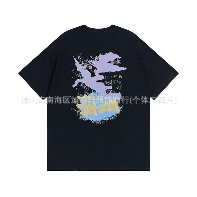 Women's & Men's Fashion Classic World Parade Printed Letters Women's T-shirt