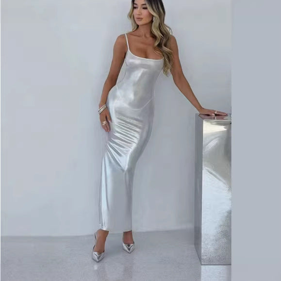 Women's Winter Fashion Sexy Slim Strap Dress