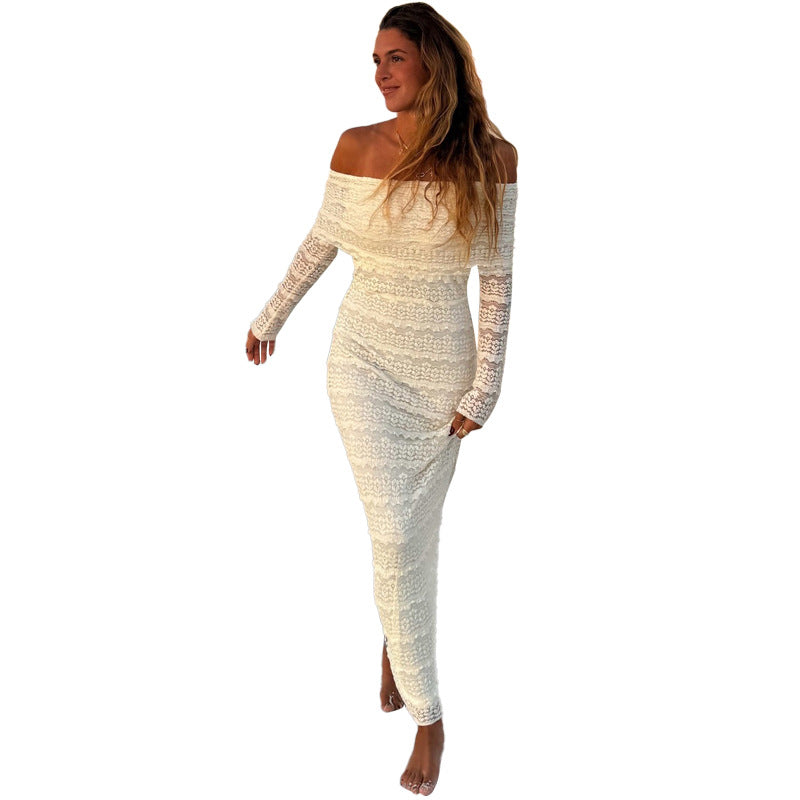 Women's Autumn Fashionable Elegant Lace For Dress