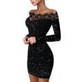 Cool Classic Women's Hot Sier Black Dress