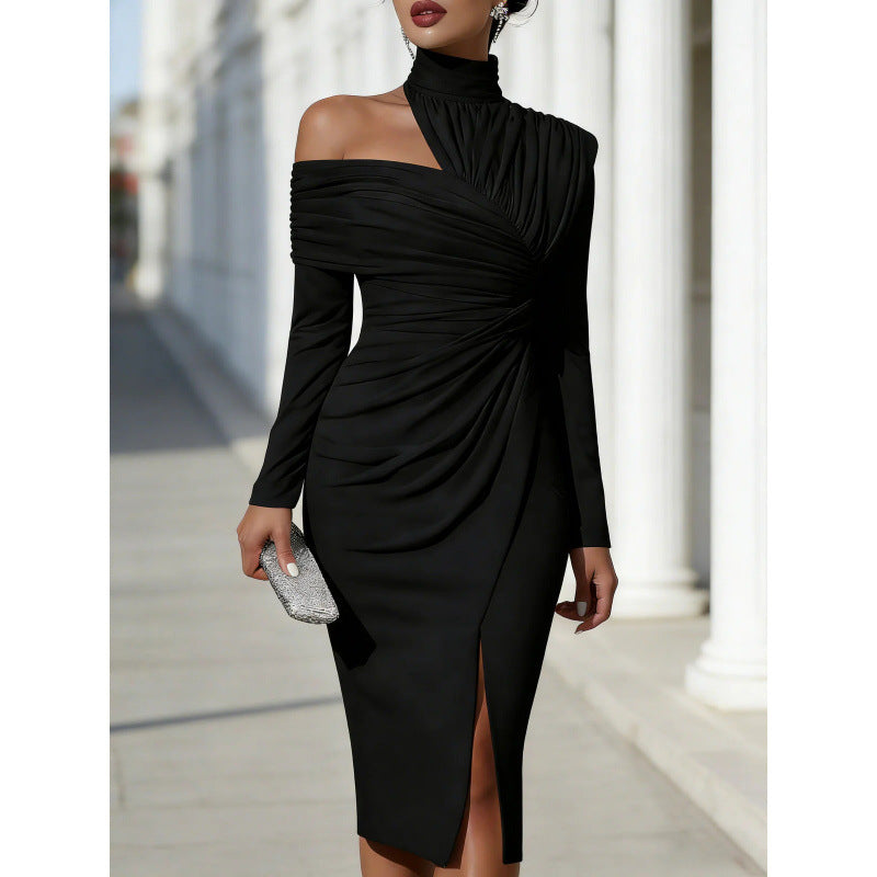 Glamorous Popular Elegant Casual Knitted Slit Dress