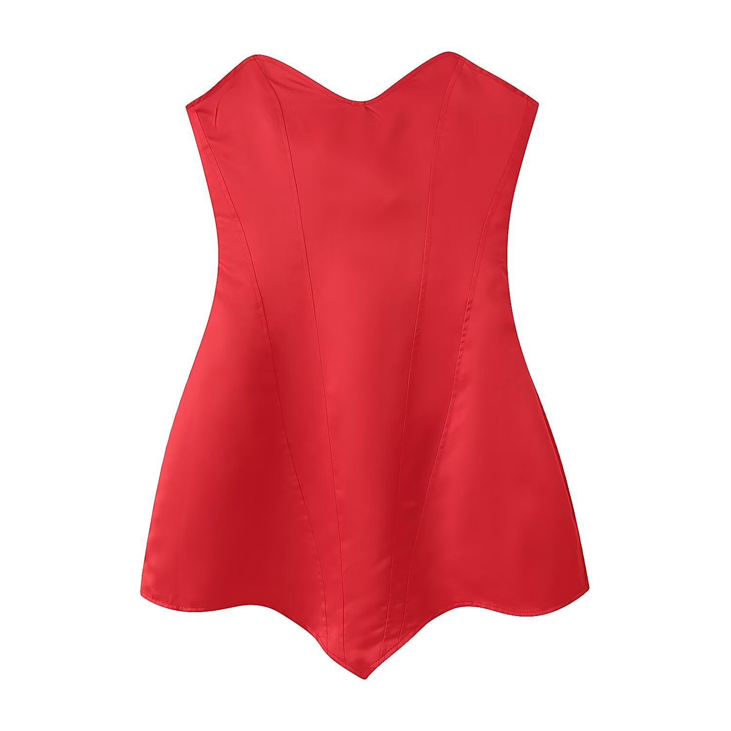 Women's Fashion Elegant Tube Corset Back Dress