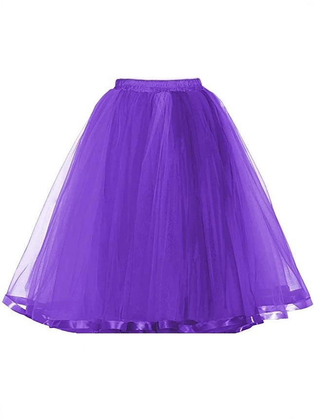 Halloween Rainbow Tulle Tutu Carnival Performance Skirt