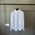 Women's Classic Linen Shirt Horse Logo Embroidered Old Money Style Blouse