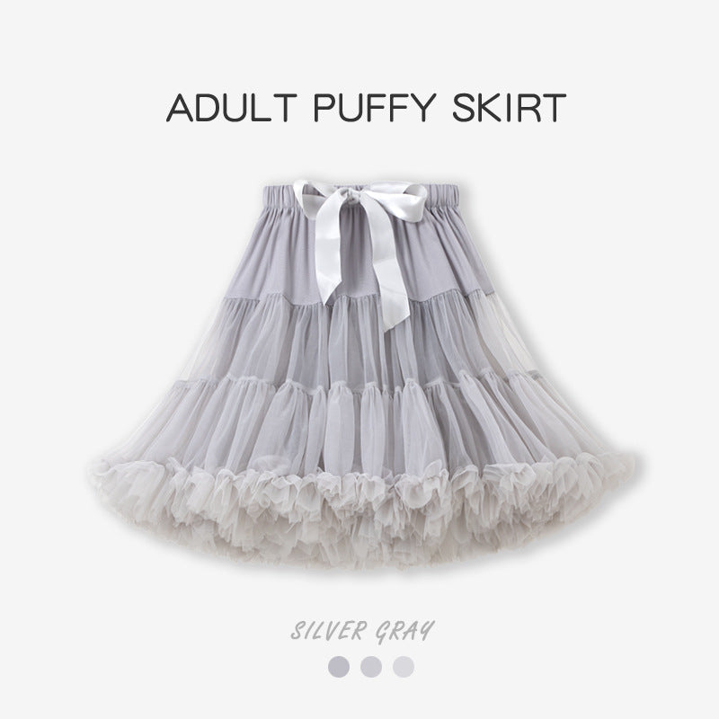 Mesh Adult Tulle Pettiskirt Spring Fashion Skirt