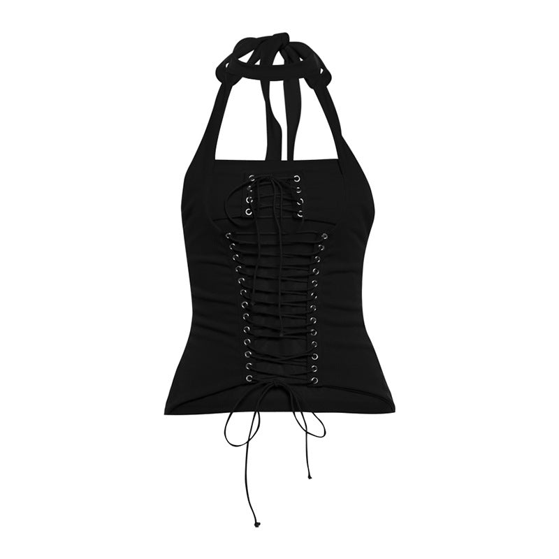 Women's Sleeveless Waist Trimming Fashion Sexy Niche Clothing