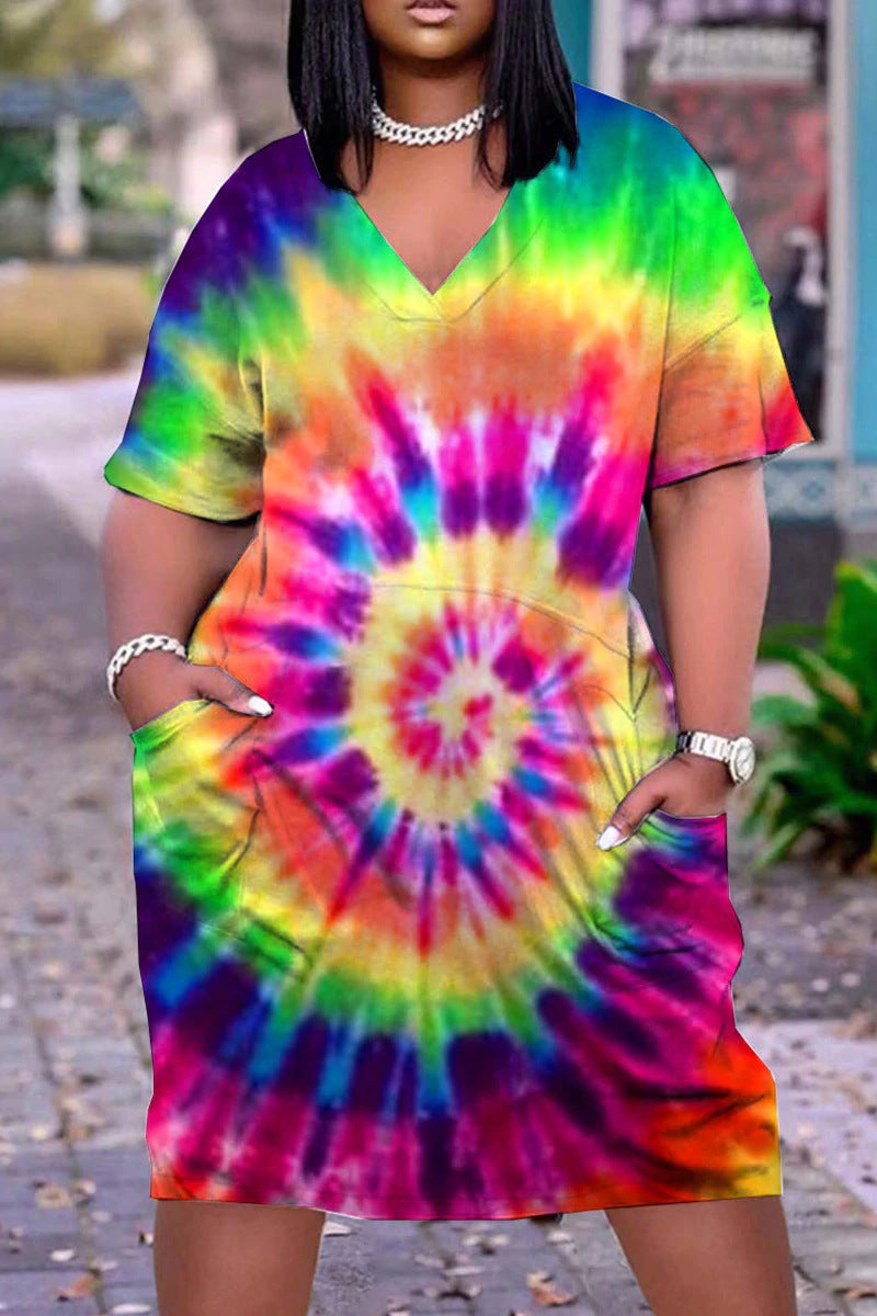 Women's Printed Outdoor Fashion Casual Loose Half Clothing