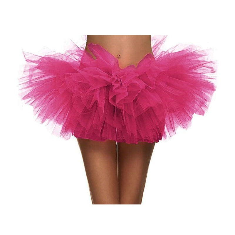 Tulle Pettiskirt Half-length Large Rainbow Color Shorts