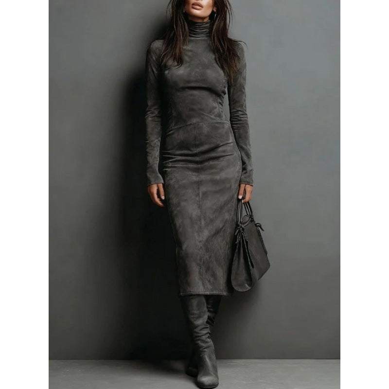 Women's Sexy Slim Long Sleeve Bottoming Slimming Match With Temperament Dress