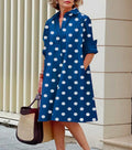 Colorful Blooming Summer Comfortable Shirt Digital Dress