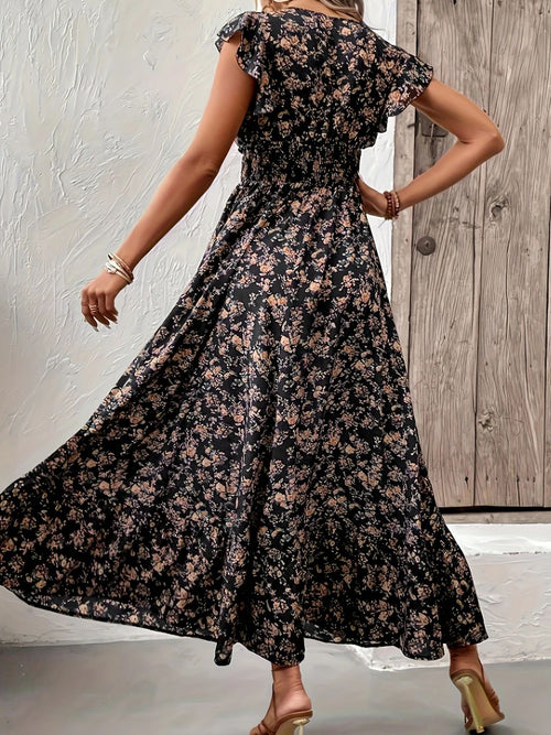 Classic New Charming Printed French Floral Skirts