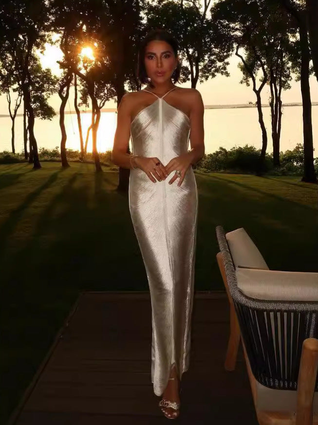 Women's Sexy Cutout Brace Nightclub Party Dress