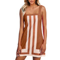Summer Casual Seaside Vacation Style Suspender Skirts