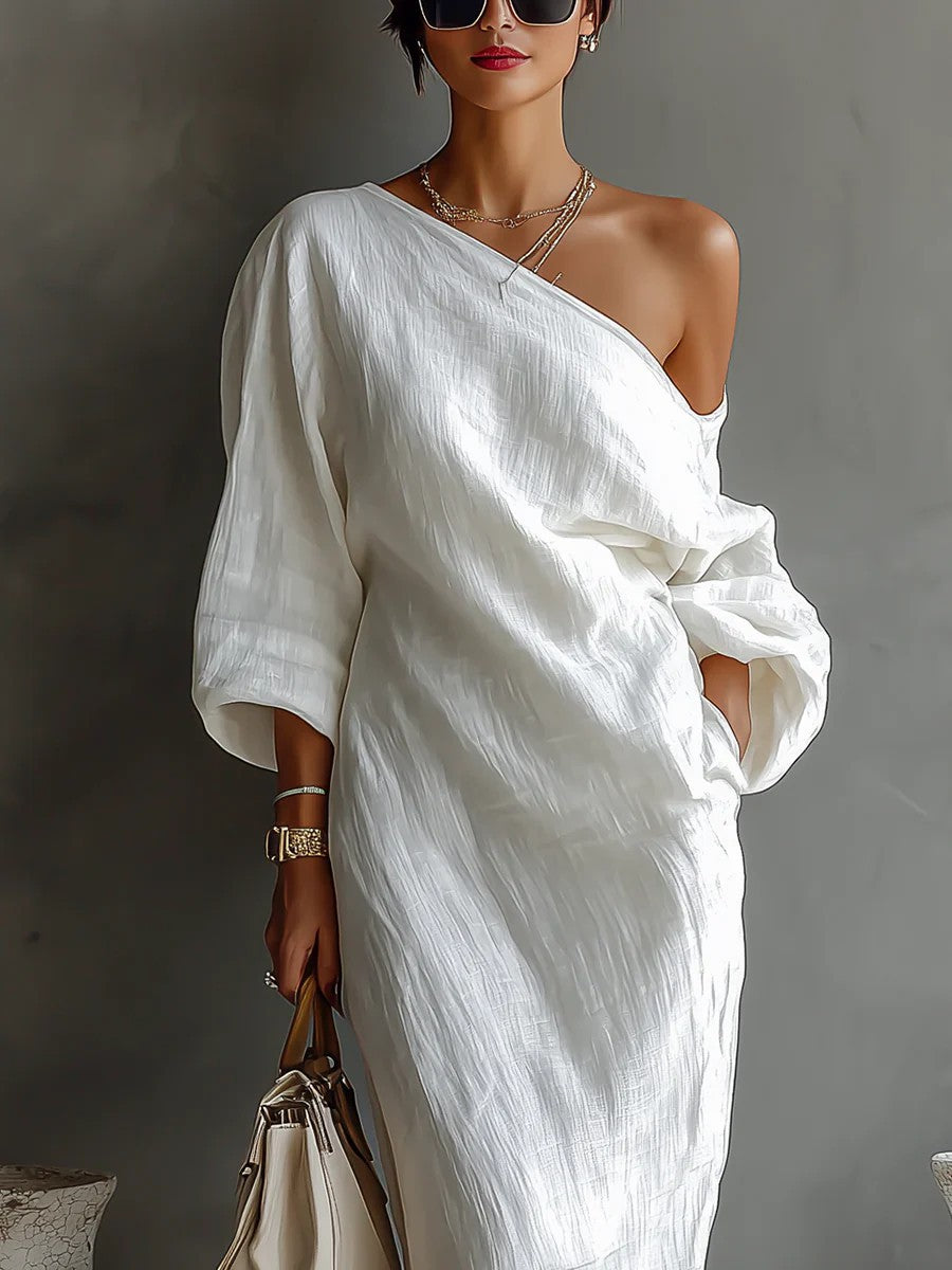 Innovative Glamorous Elegant Breathable Irregular Lazy Dress