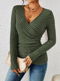 Glamorous Women's Solid Color Casual Long-sleeved Tops
