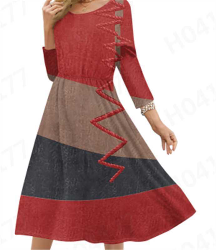 Women's Summer Long Printed Casual Fashion Ladies Skirts