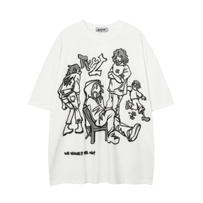 Street Short-sleeved Summer Creative Bottoming Shirt Women's T-shirt